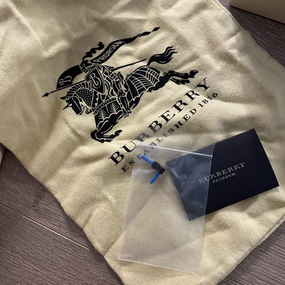 Burberry Hand Painted Suede Ankle Boots Peep Toe - Picture 6 of 8